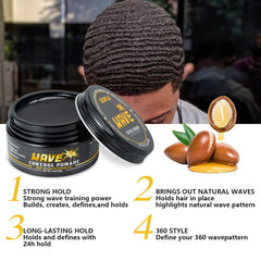 Goiple Wave Butter jar shows nourishing formula for healthier-looking waves.