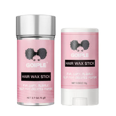 Goiple Wax Stick packaging shown for easy storage and quick styling.