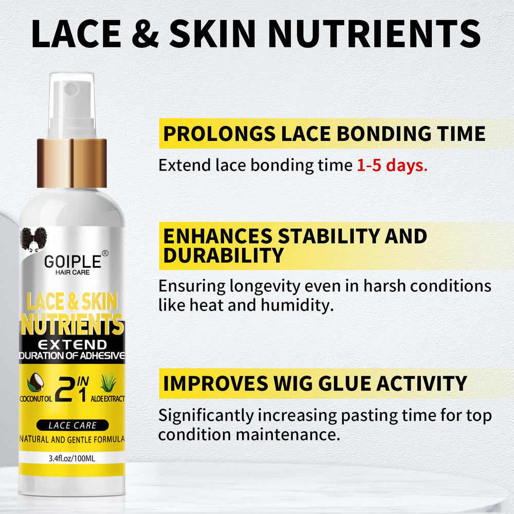 Goiple Wig Glue 1.28 oz bottle for secure bonding