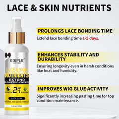 Goiple Wig Glue 1.28 oz bottle for secure bonding