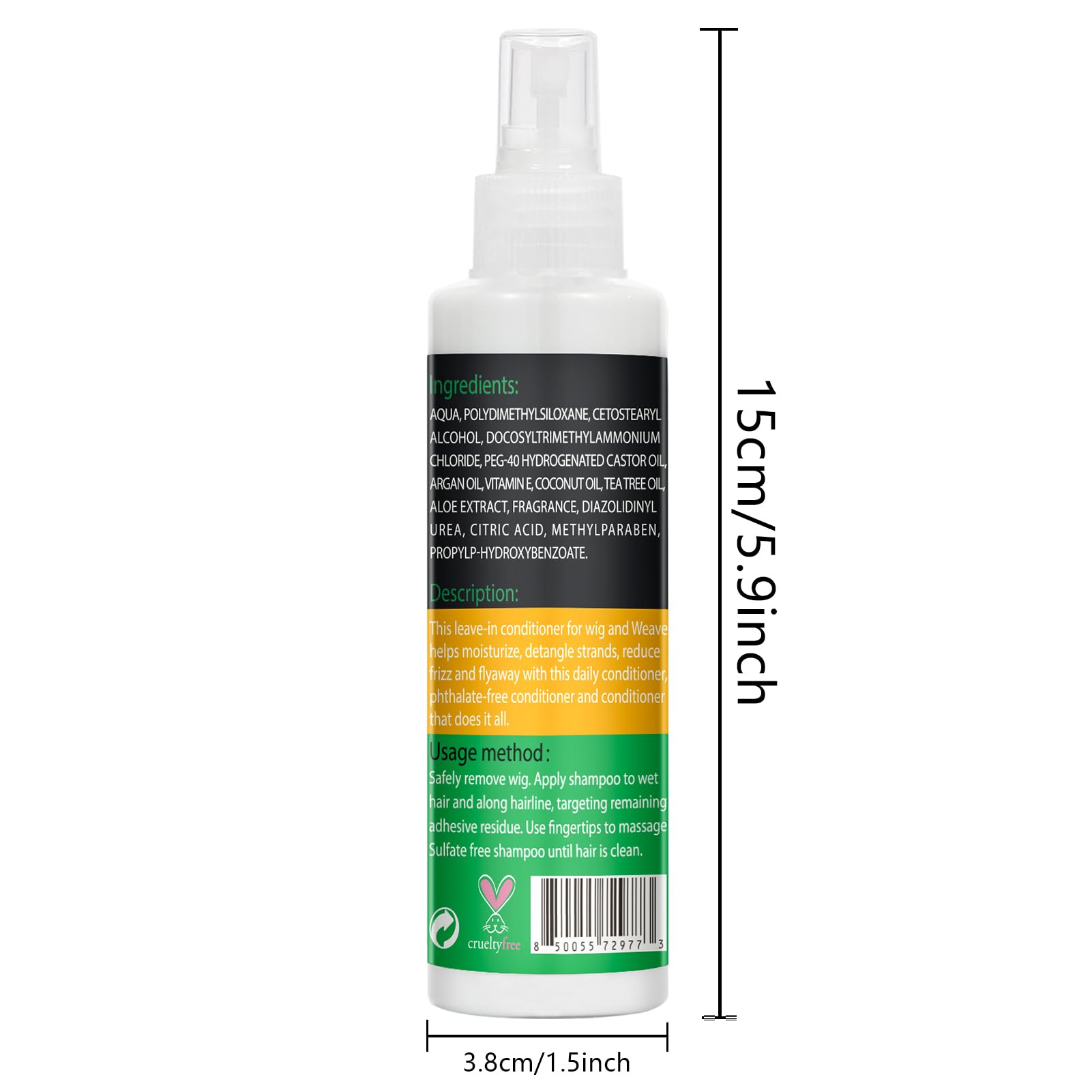 Goiple Wig Milk Spray compact bottle suitable for travel