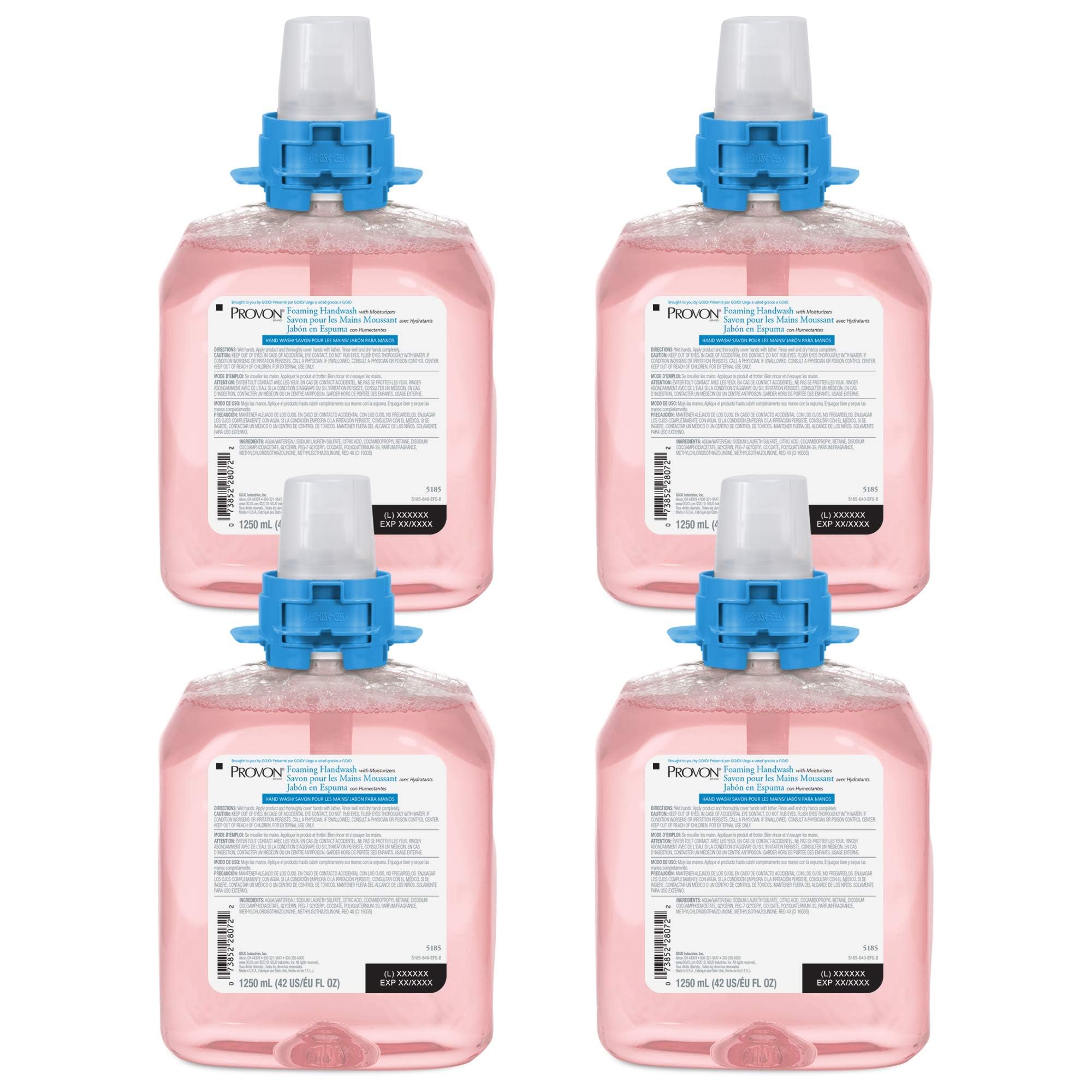 GOJO PROVON foaming handwash cranberry lather for soft, refreshed hands.