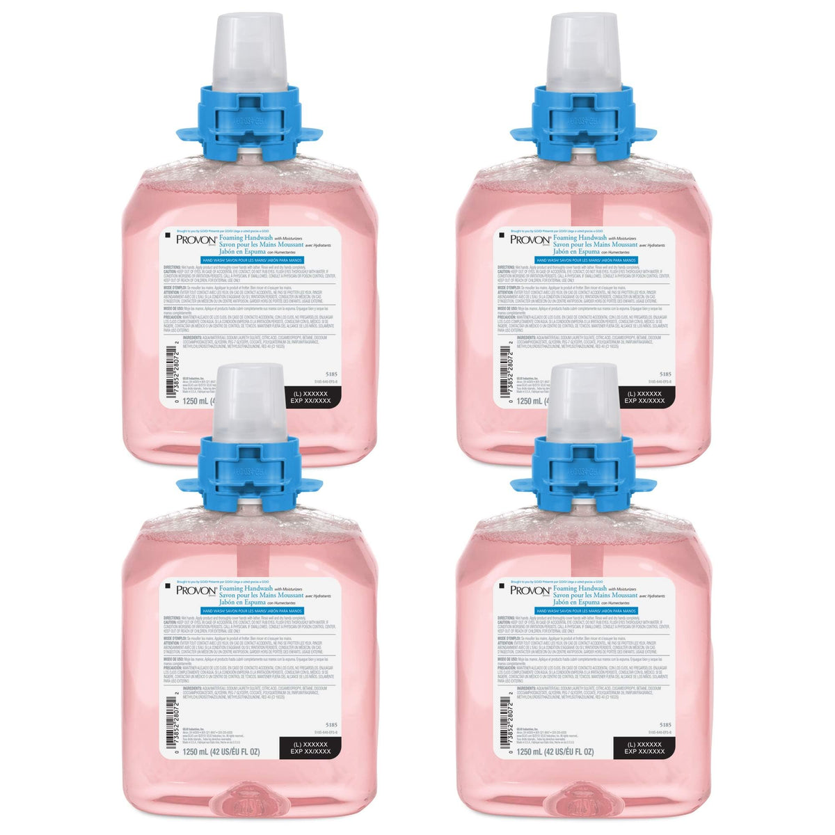 GOJO PROVON foaming handwash cranberry lather for soft, refreshed hands.