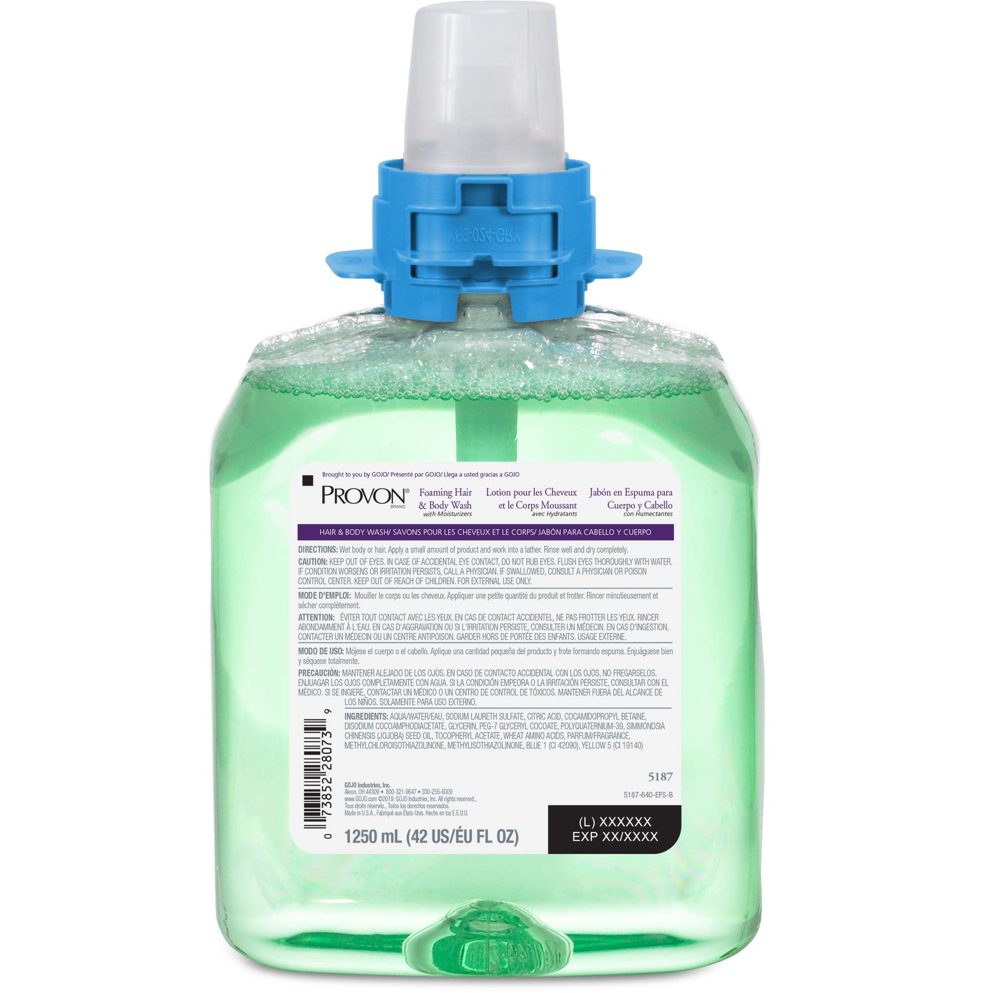 GOJO PROVON sanitary sealed refill cap protecting cleanliness