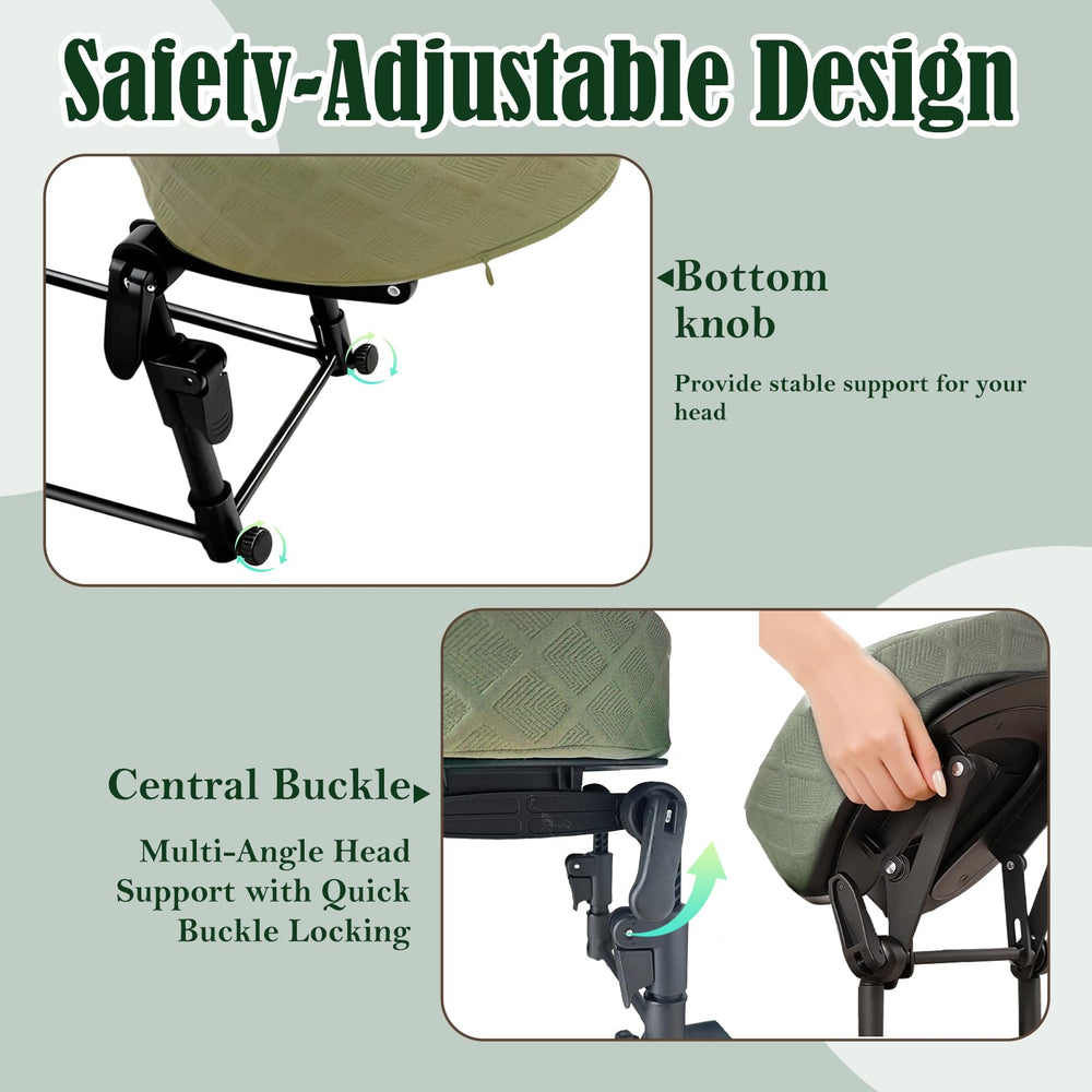 GOKKYOA face-down pillow provides ergonomic facial support during prone positioning.