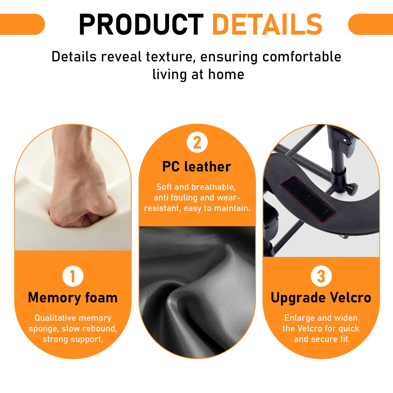 GOKKYOA memory foam pillow dual layer offers soft support with removable cover.