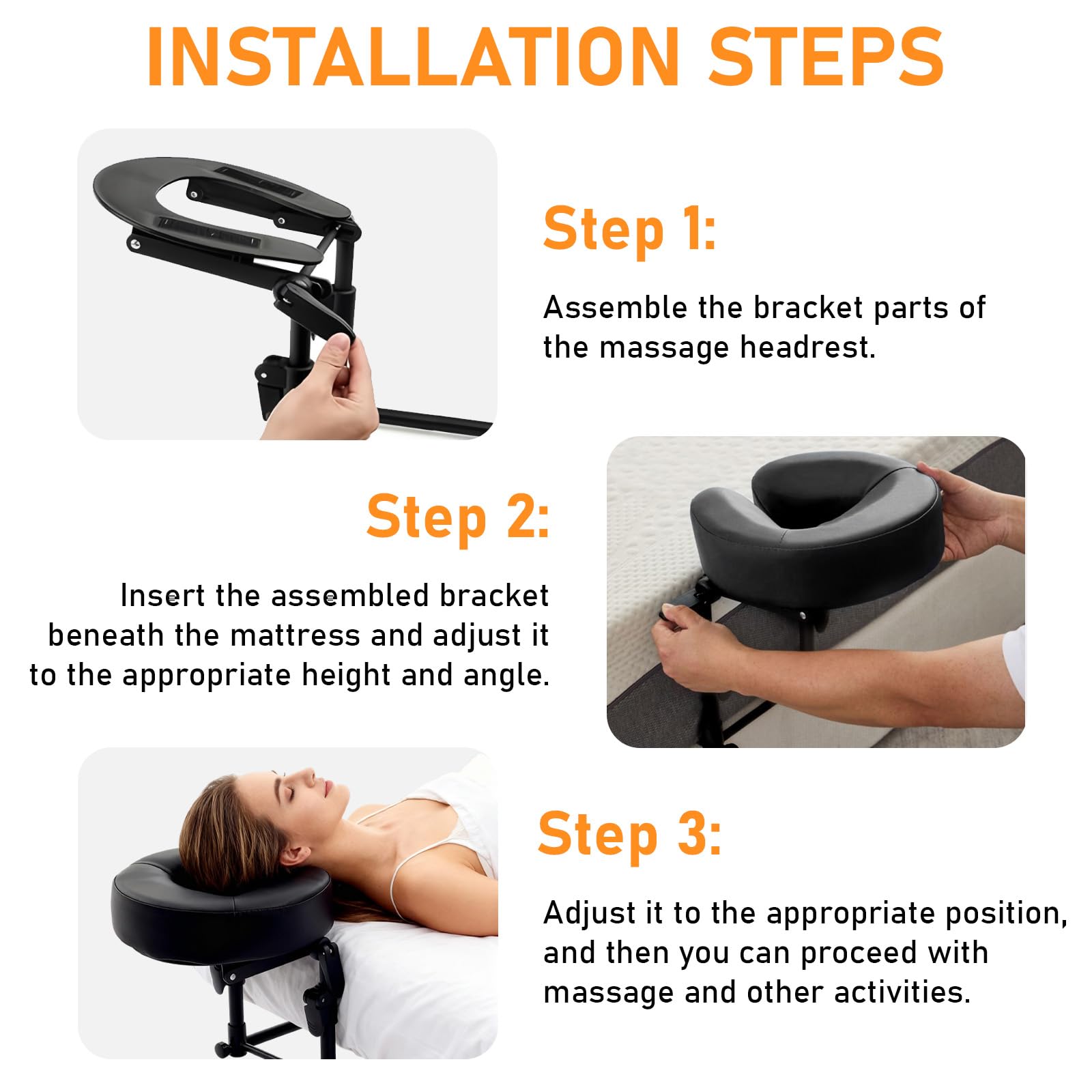 GOKKYOA portable home massage kit supports head and neck during sessions.