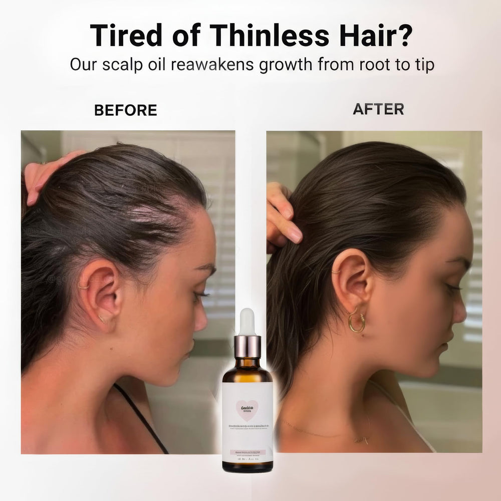 Golab Beauty rosemary scalp massage demonstrating improved circulation and relaxation