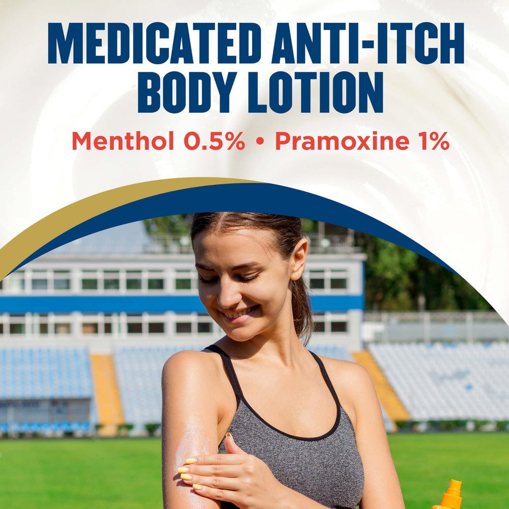 Gold Bond menthol and pramoxine active ingredients close-up