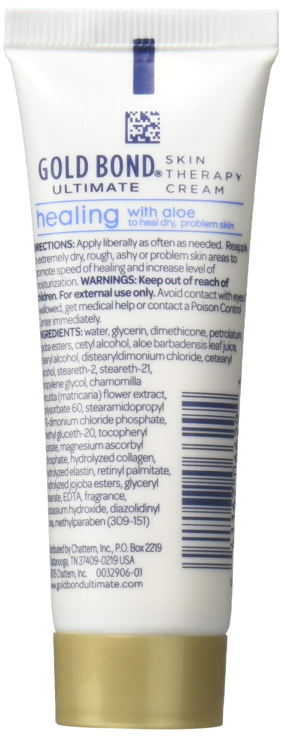 Gold Bond Ultimate Healing Lotion Aloe on hand demonstrates fast absorption and non-greasy feel.