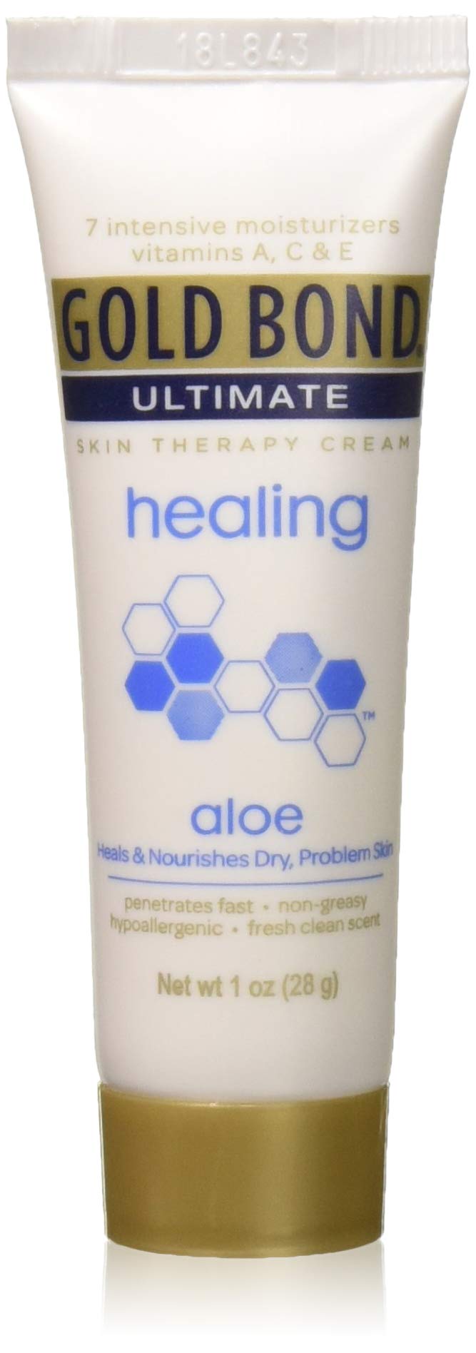 Gold Bond Ultimate Lotion 1 oz tube close-up for travel-friendly skincare