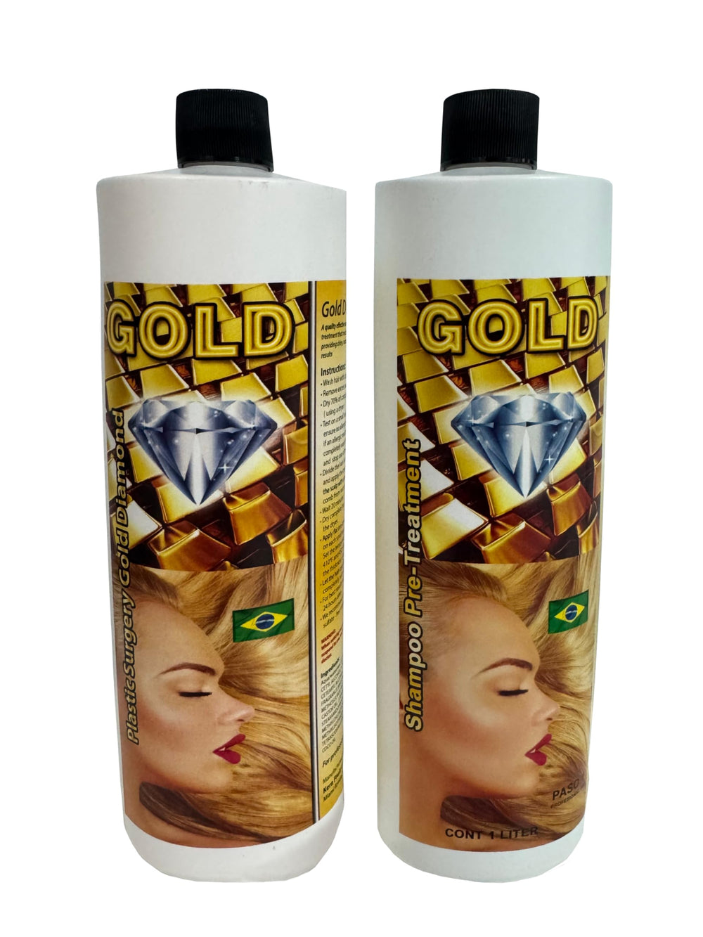 Gold Diamond Diamond Gold 1L bottle front view for premium cleansing
