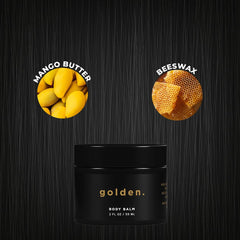 Golden Grooming Co. mango butter and coconut oil blend delivers rich hydration.