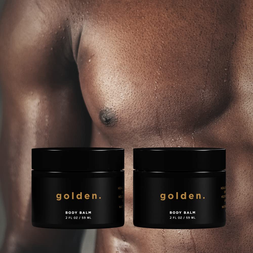 Golden Grooming Co. balm resulting in smoother skin after use.