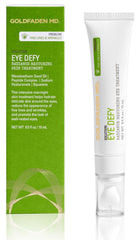 Goldfaden MD Eye Defy meadowfoam seed oil application for smoother under-eye skin