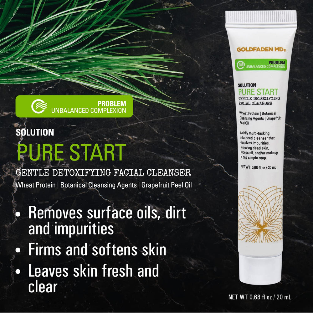 Goldfaden MD Pure Start seaweed extract image highlighting moisture balance.