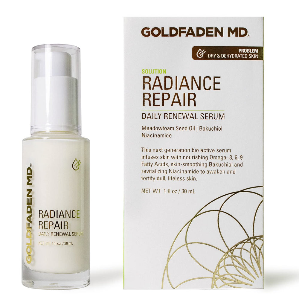 Goldfaden MD Radiance Renewal Serum bottle for daily hydration
