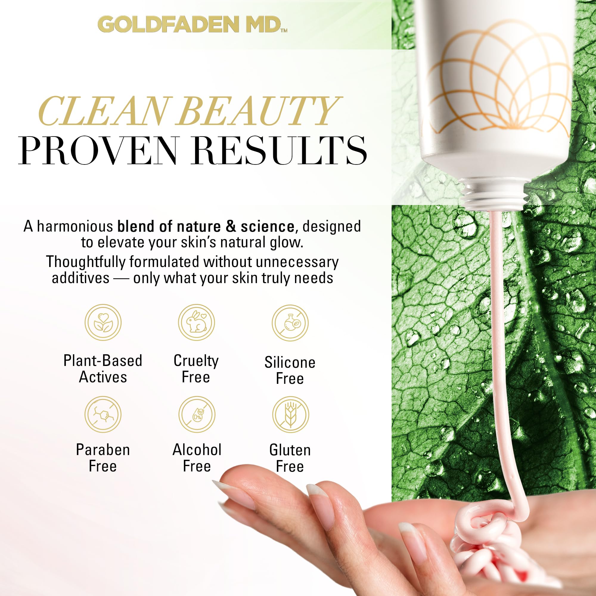 Goldfaden MD Radiance Whip ingredients marufa-butter highlight nourishing botanicals