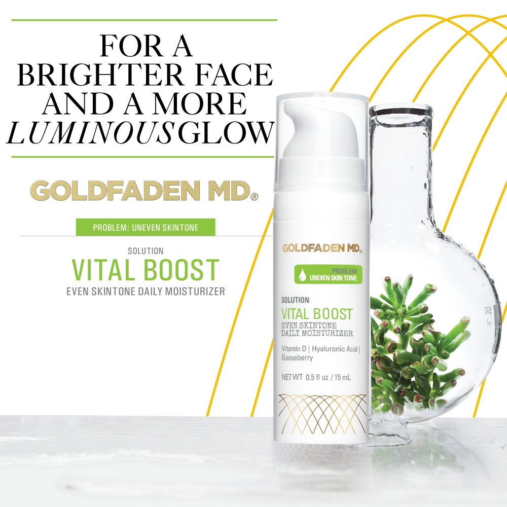 Vital Boost ingredients like grapefruit oil and gooseberry promote dewy glow.