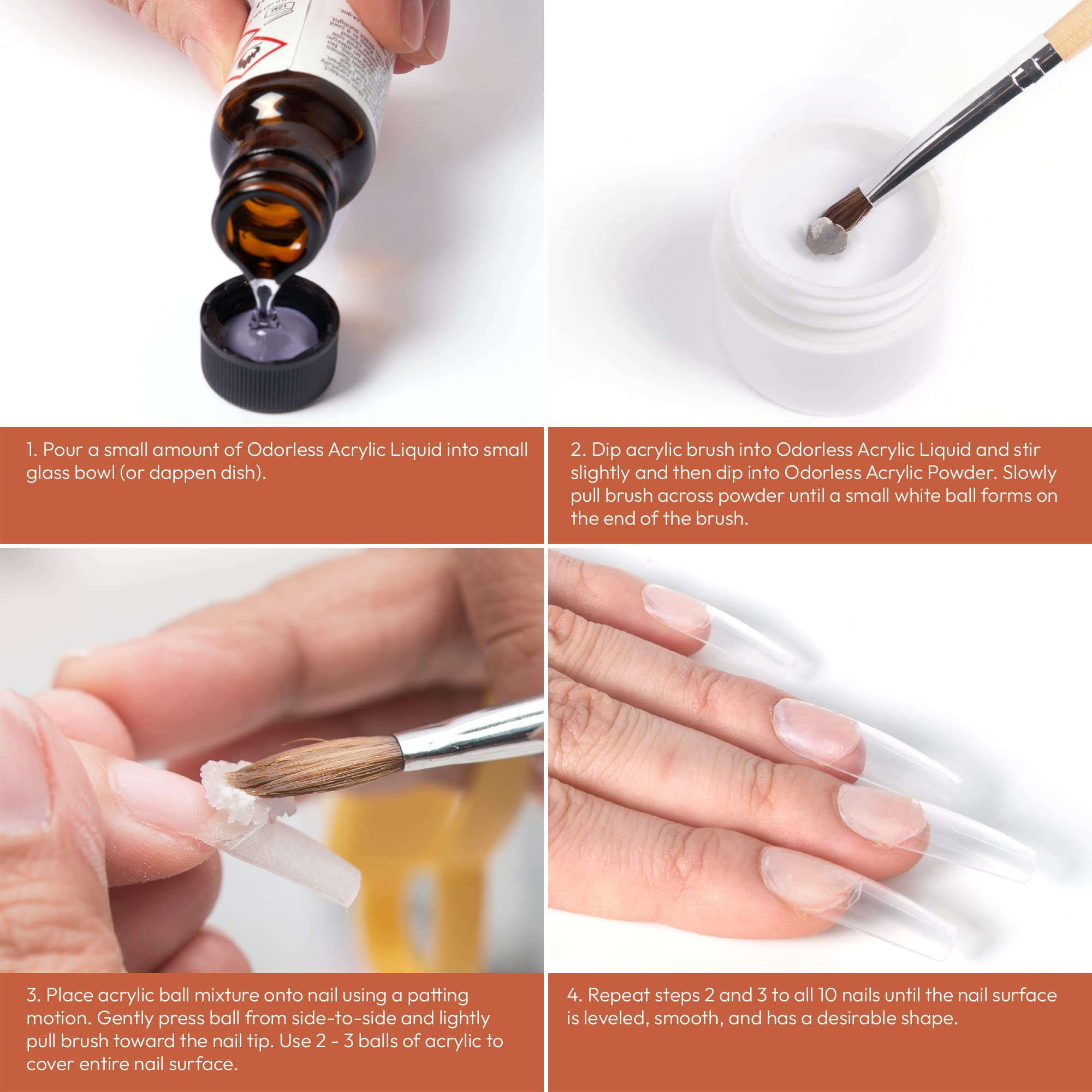 GoldFinger file and buffer tools for shaping and finishing a salon-like surface.