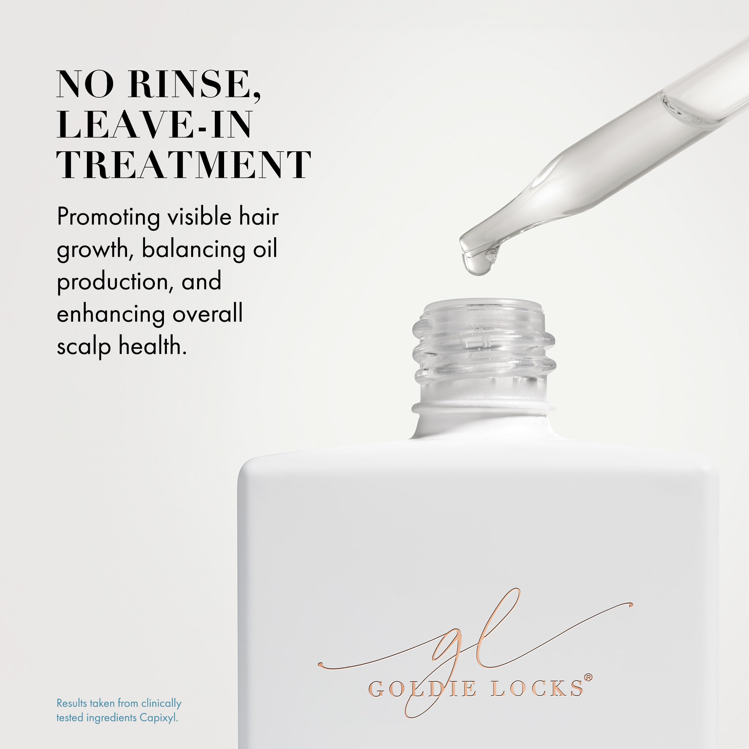 Goldie Locks Capixyl Ginseng Probiotics ingredients highlight active scalp support