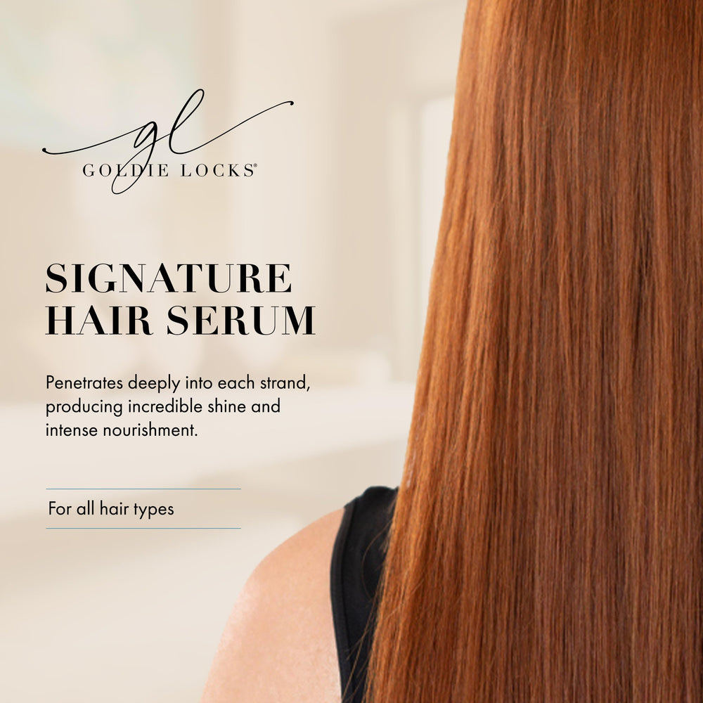Goldie Locks serum dispense action showing easy control and quick application.