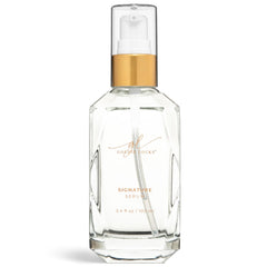 Goldie Locks Signature Serum bottle close-up for lightweight anti-frizz control