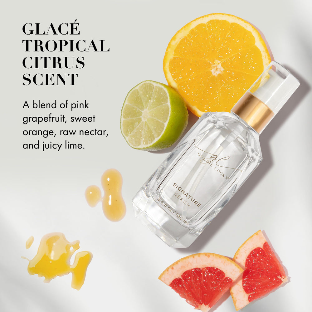 Goldie Locks Signature Serum safe for extensions with color-treated hair