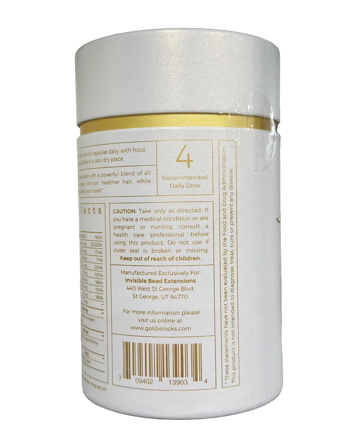 Goldie Locks stress balance imagery suggesting calm daily use.