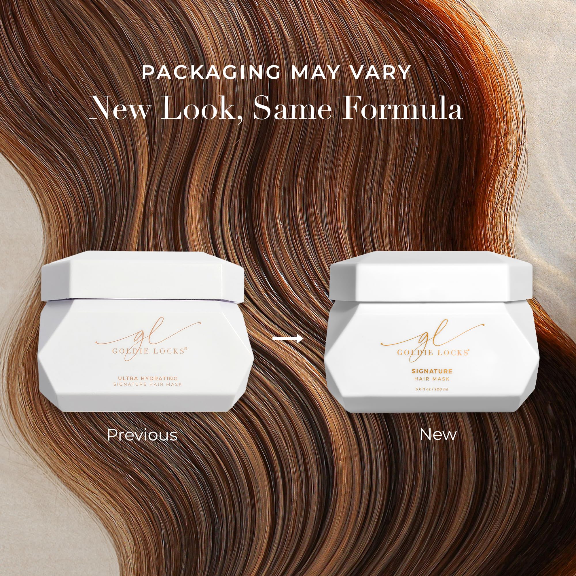 Goldie Locks mask texture close-up highlights deep moisture for dry hair