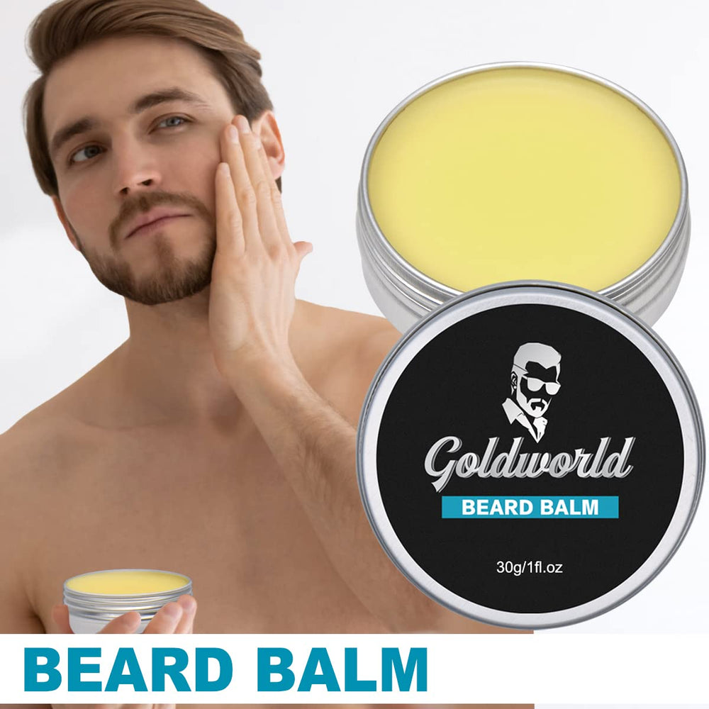 GoldWorld Beard Wash bottle showing rich lather and cleansing