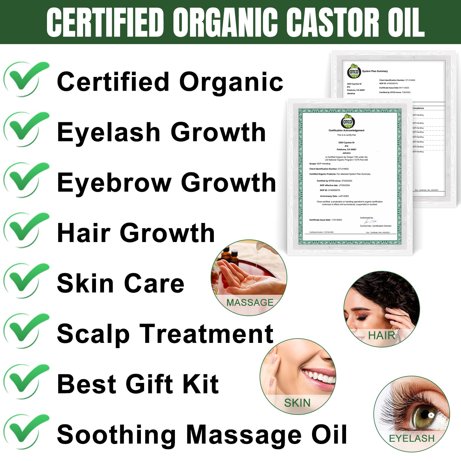 GoldWorld hair-care castor oil helps smooth and strengthen strands daily.