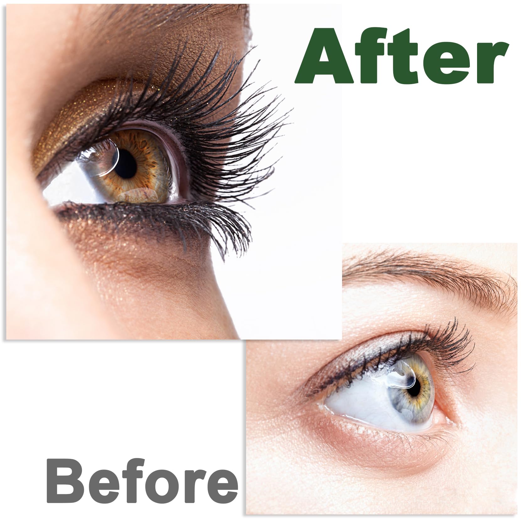GoldWorld castor oil mascara wand ready for precise lash and brow application.