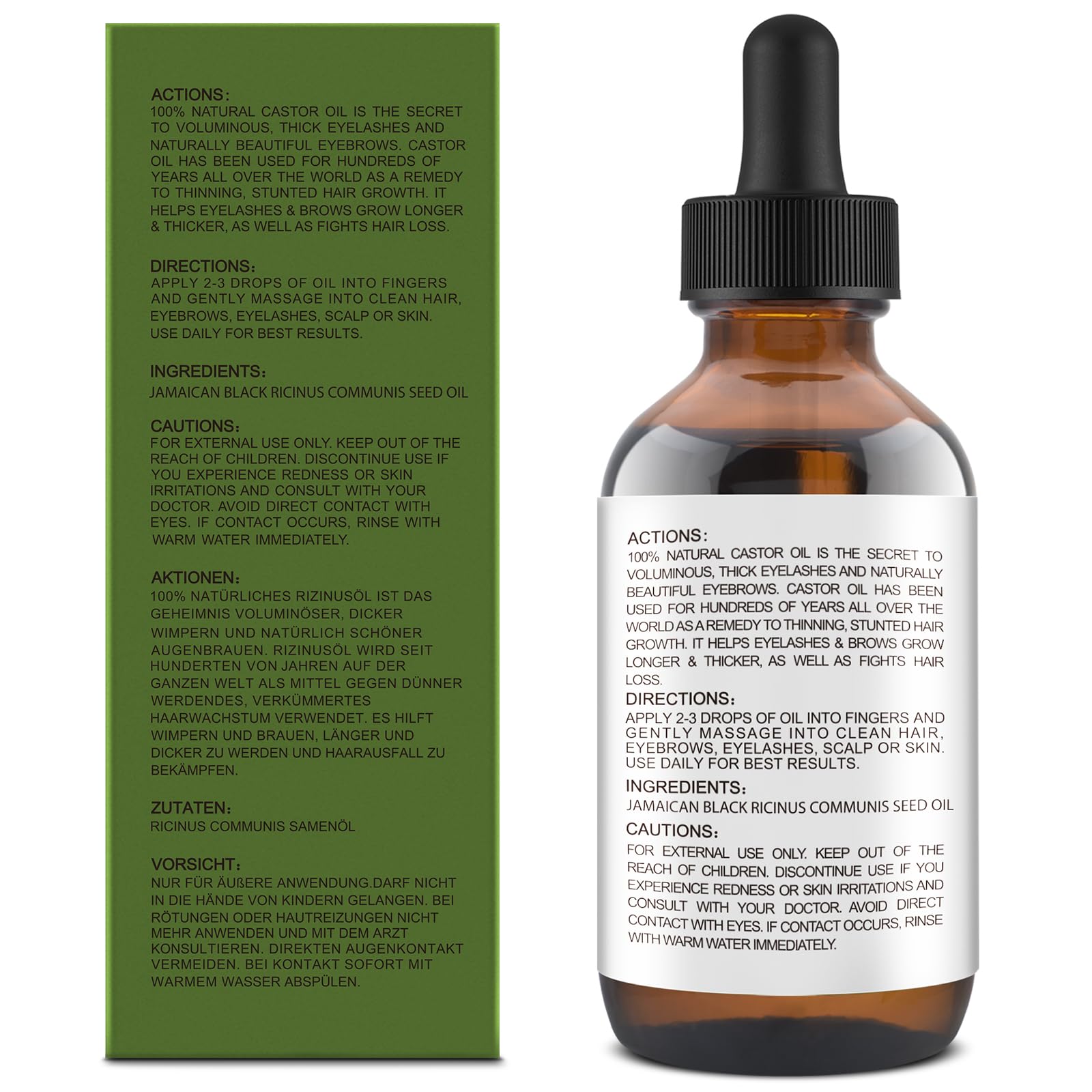 GoldWorld cold-pressed castor oil jar showing rich texture for body and hair.