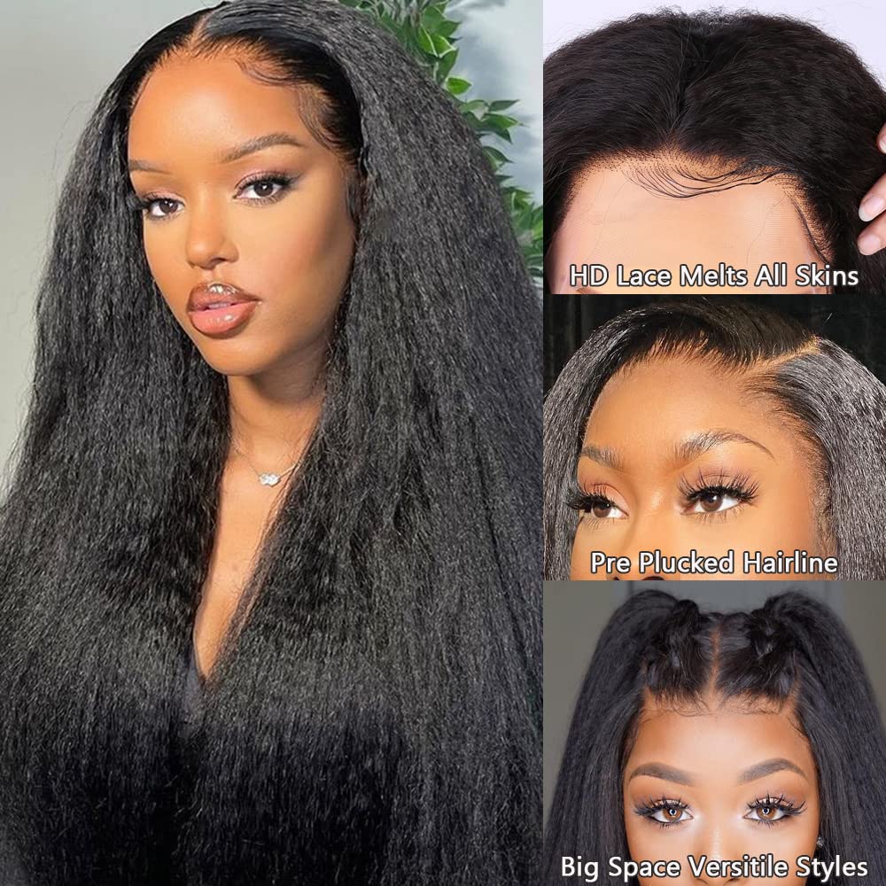 GOLFMAX 13x4 lace front wig with wide parting for braids