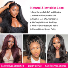 GOLFMAX wig with pre-plucked baby hairs for realistic hairline