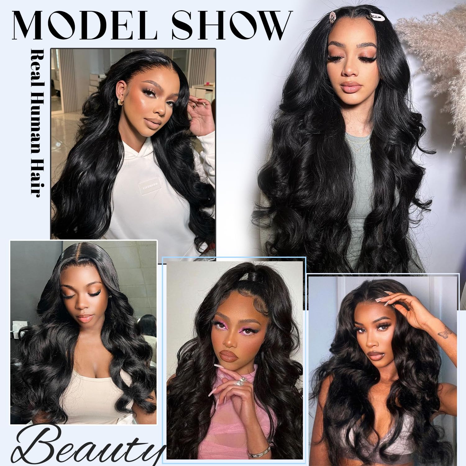 Goliahs 13x6 full lace front allows versatile parting for various looks.