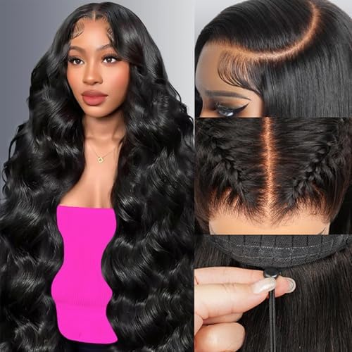 Goliahs 28-inch body wave lace front wig for a natural, long-lasting daily look.