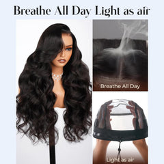 Goliahs bleached knots enable easy color customization and styling.