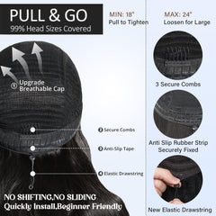 Goliahs pre-plucked knots ready-to-wear for immediate styling.