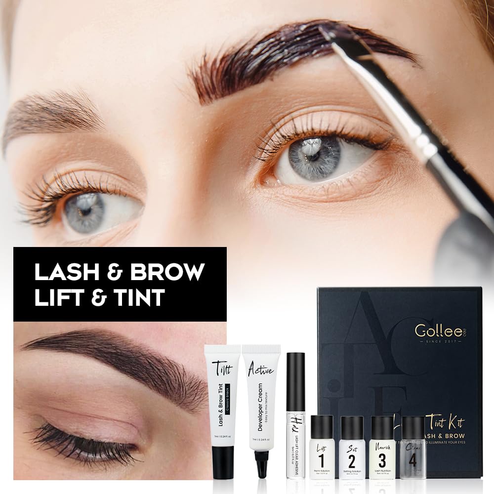 GOLLEE brow lamination kit brushes and tools for precise application