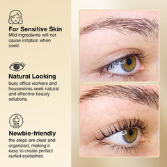GOLLEE lash lift kit includes precision combs and nourishing serums for healthy-looking lashes.