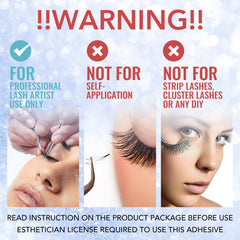 GOLLEEPRO eyelash extension glue dispensing point with precise application control.