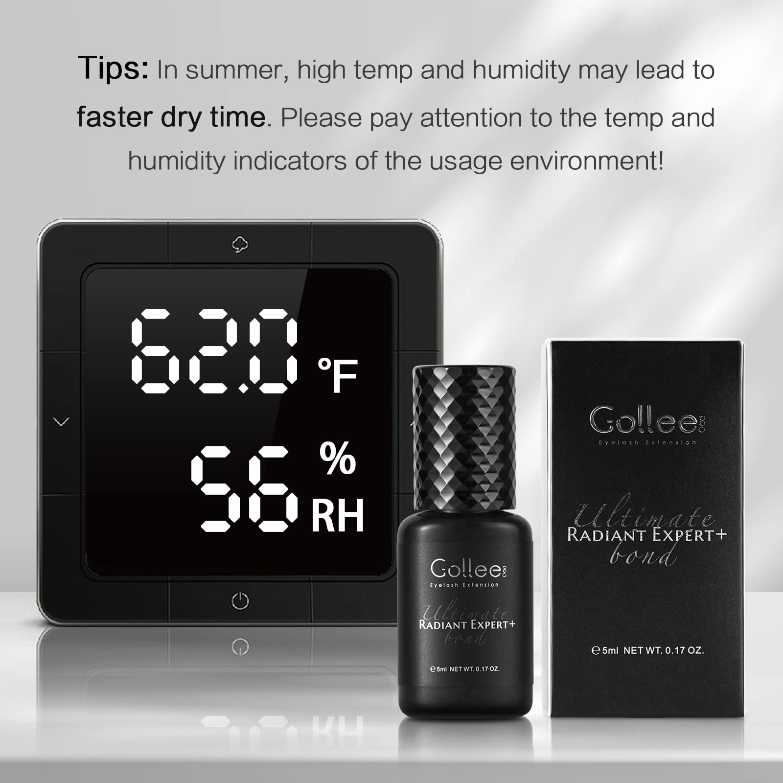 Golleepro strong bonding creates long-lasting lash extensions for professional use.