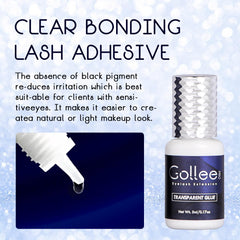 GOLLEEPRO eyelash extensions salon setup shows professional-grade bonding.