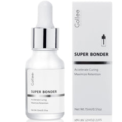 GOLLEEPRO lash bonder bottle showing product, supporting retention with any adhesive