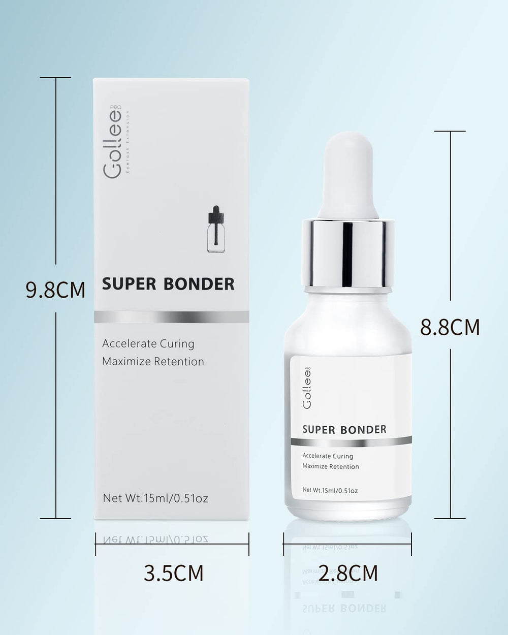 GOLLEEPRO lash bonder elastic bonding points for flexible adhesion