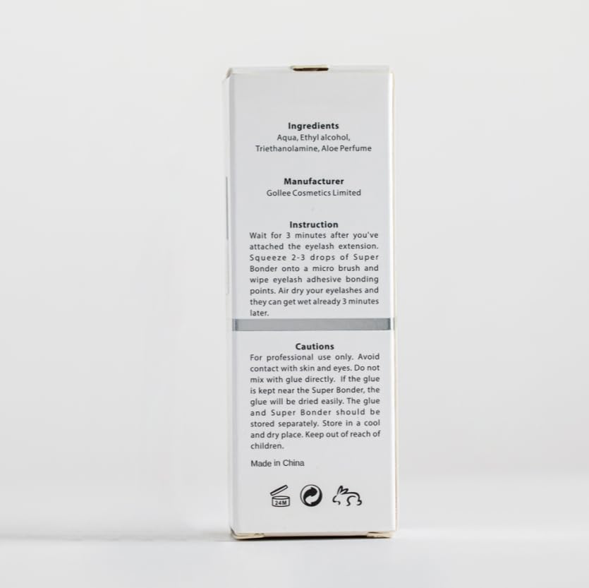 GOLLEEPRO lash bonder allows three-minute wet time after treatment