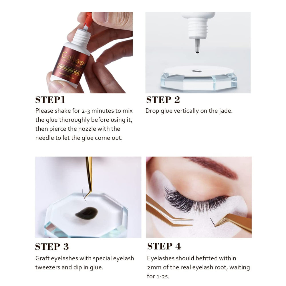 GOLLEEPRO money-back guarantee for lash glue product quality