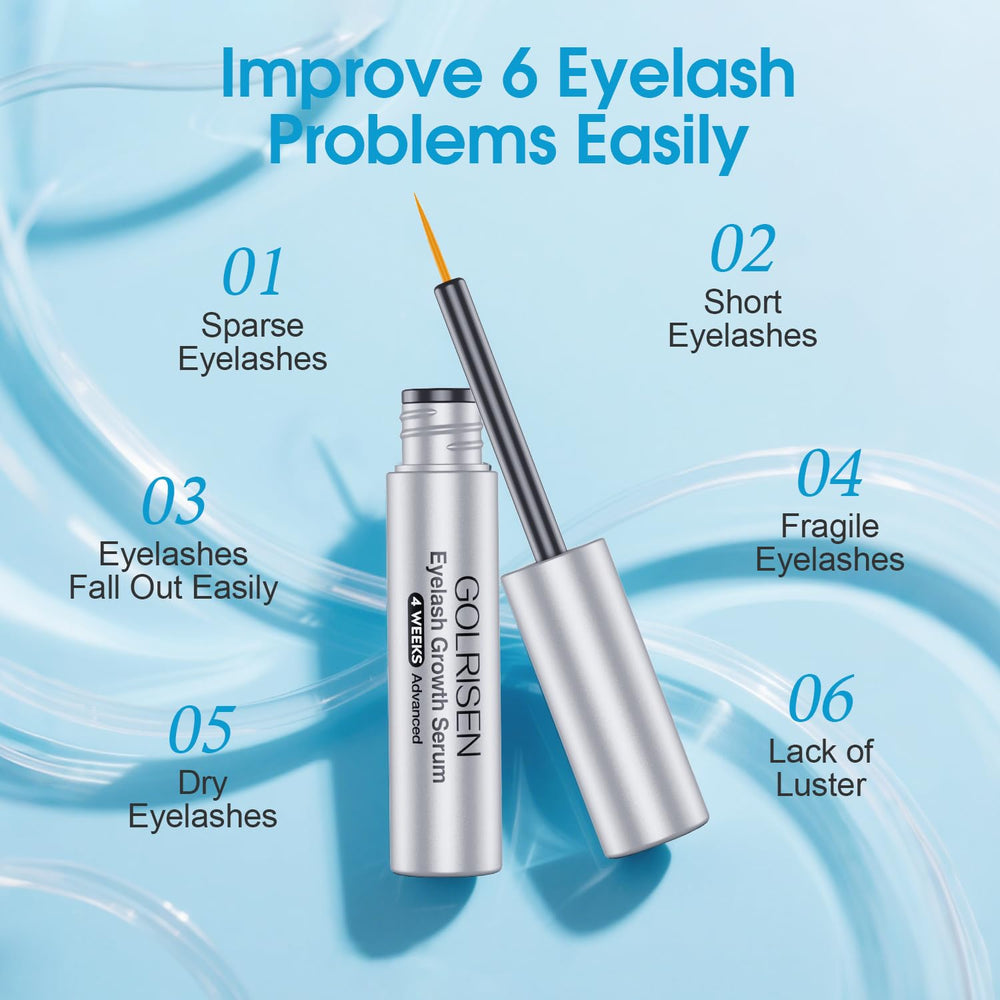 Golrisen Eyelash Serum for night routine before bedtime.